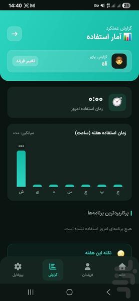 محافظت از فرزند مهربان - عکس برنامه موبایلی اندروید
