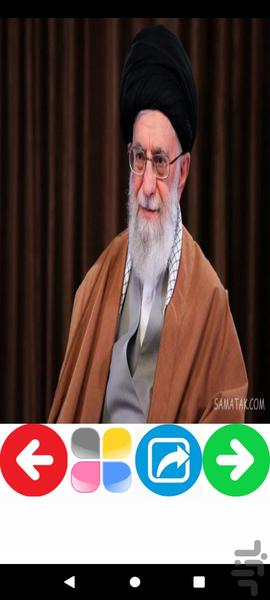 تصویر زمینه آیت الله خامنهای - عکس برنامه موبایلی اندروید