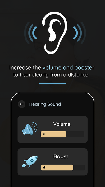 Super Hearing Volume Amplifier - عکس برنامه موبایلی اندروید