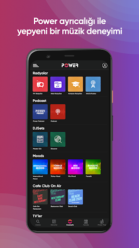 PowerApp: Radio, Podcast, DJ - Image screenshot of android app