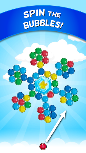 Bubble Cloud: Spinning Match-3 - Gameplay image of android game