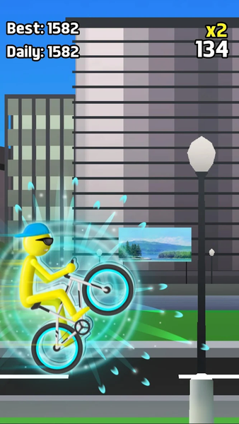 Stickman Bike Wheelie - عکس بازی موبایلی اندروید