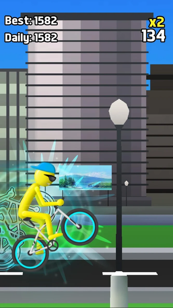Stickman Bike Wheelie - عکس بازی موبایلی اندروید