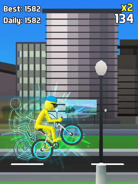 Stickman Bike Wheelie - عکس بازی موبایلی اندروید