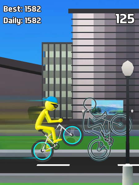 Stickman Bike Wheelie - عکس بازی موبایلی اندروید