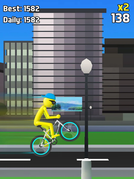 Stickman Bike Wheelie - عکس بازی موبایلی اندروید