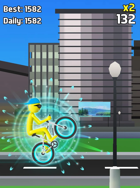 Stickman Bike Wheelie - عکس بازی موبایلی اندروید