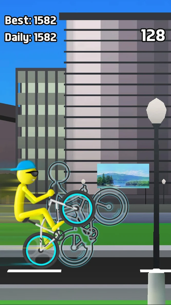 Stickman Bike Wheelie - عکس بازی موبایلی اندروید