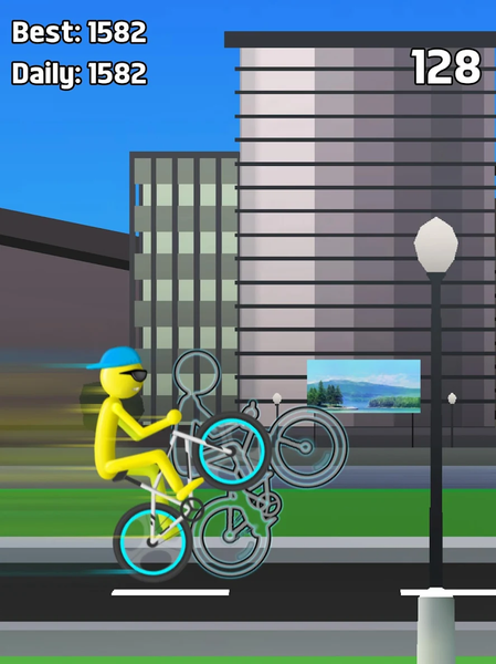 Stickman Bike Wheelie - عکس بازی موبایلی اندروید