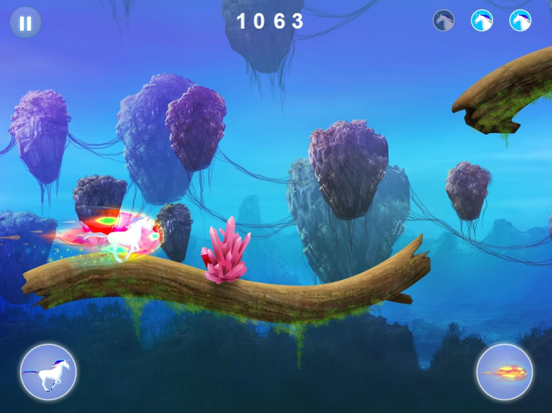 Unicorn dash : Magical Sky - عکس بازی موبایلی اندروید