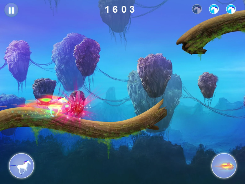Unicorn dash : Magical Sky - عکس بازی موبایلی اندروید