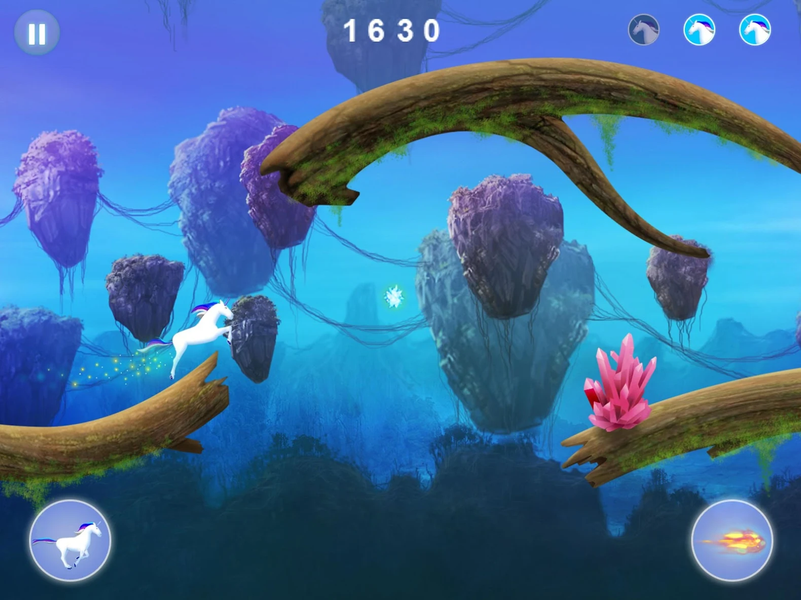 Unicorn dash : Magical Sky - عکس بازی موبایلی اندروید