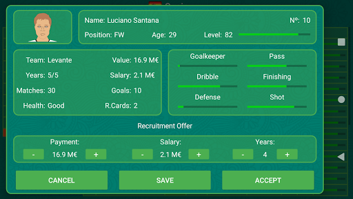 Football Team Manager - عکس بازی موبایلی اندروید