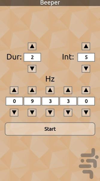 Frequency and Noise Generator - Image screenshot of android app