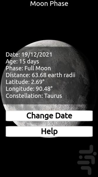 Moon Phase - Image screenshot of android app
