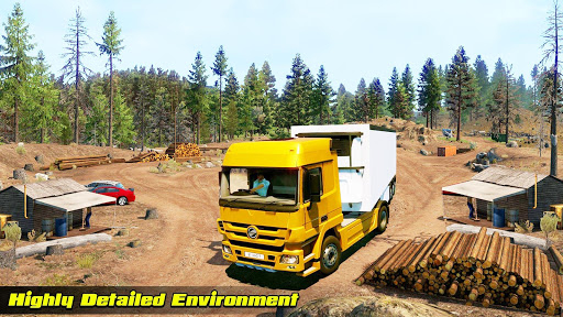Speedy Truck Driver Simulator: Off Road Transport - Gameplay image of android game