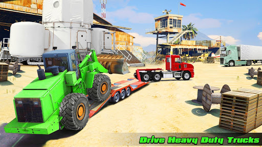 Speedy Truck Driver Simulator: Off Road Transport - Gameplay image of android game