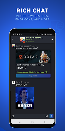 Steam Chat – چت استیم - Image screenshot of android app