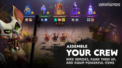 Dota Underlords - Gameplay image of android game