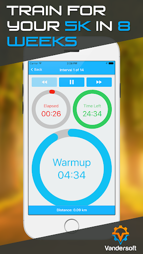 5K Run - Couch to 5K Walk/Jog Interval Training - Image screenshot of android app