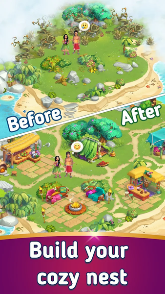 Merge Islanders—Island Games - عکس برنامه موبایلی اندروید