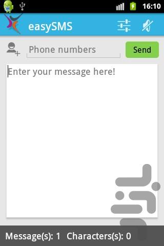 easySMS - Image screenshot of android app