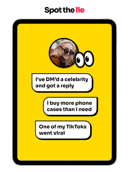 2 Truths and 1 Lie - Gameplay image of android game