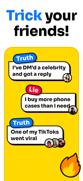 2 Truths and 1 Lie - Gameplay image of android game