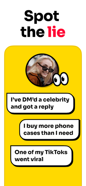 2 Truths and 1 Lie - Gameplay image of android game