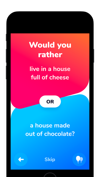 Dilemmaly - Would you rather? - Image screenshot of android app