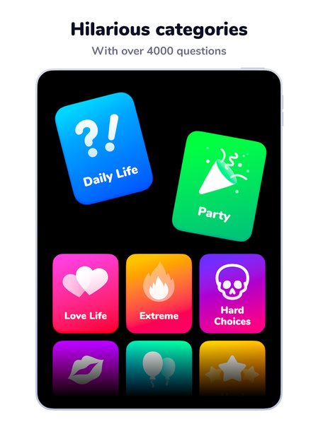 Dilemmaly - Would you rather? - Image screenshot of android app