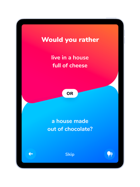 Dilemmaly - Would you rather? - Image screenshot of android app