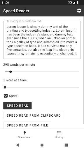Speed Reader for Speed Reading - عکس برنامه موبایلی اندروید