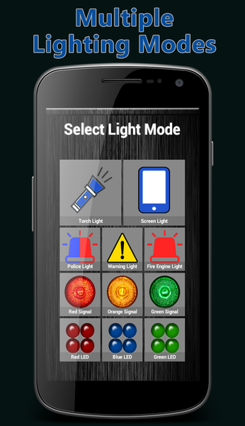 Flashlight LED Torch + Colours - عکس برنامه موبایلی اندروید