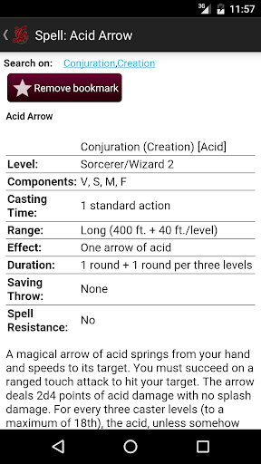 D20 Complete Reference - Image screenshot of android app