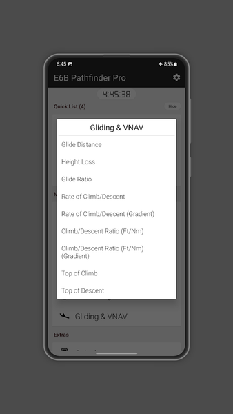 E۶B Pathfinder - Flight CX۲ - عکس برنامه موبایلی اندروید