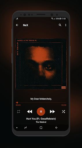 NeX - Music Player - Image screenshot of android app