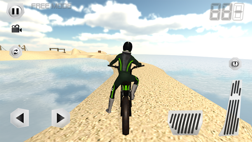 Moto Simulator - Offroad - Gameplay image of android game