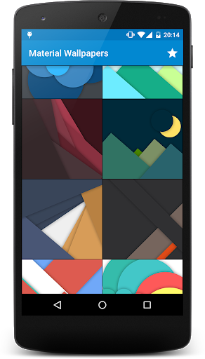 Material Wallpapers: Infinite - Image screenshot of android app