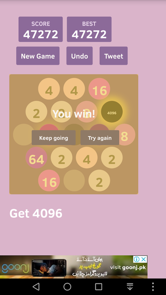 4096 Hexa Go! - Gameplay image of android game