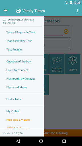 ACT: Practice,Prep,Flashcards - Image screenshot of android app