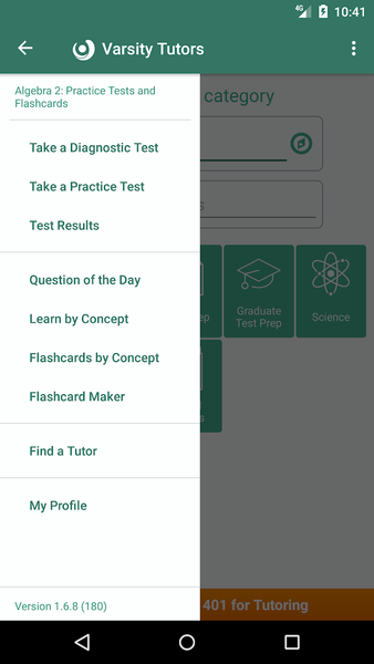 Algebra 2 Practice & Prep - Image screenshot of android app