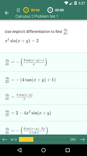 Calculus ۲: Practice & Prep - عکس برنامه موبایلی اندروید
