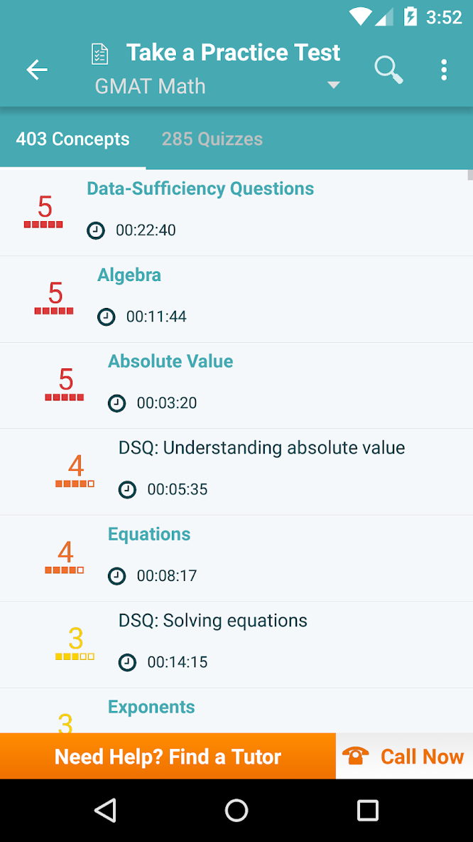 برنامه GMAT Practice,Prep,Flashcards دانلود بازار