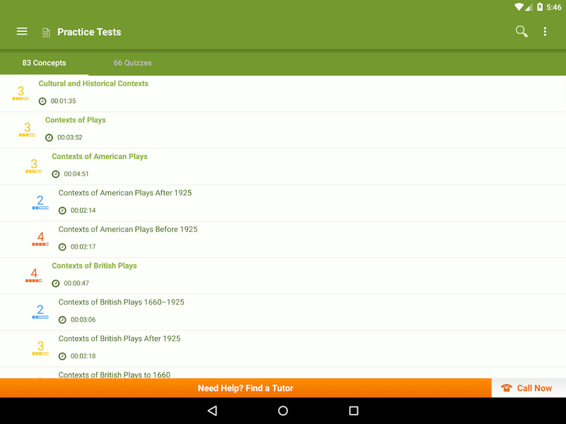 GRE Literature in English Prep - Image screenshot of android app