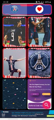 PSG Wallpapers & Lock Screen - Image screenshot of android app