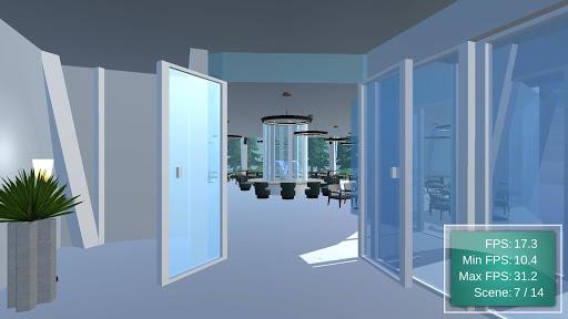 3D Benchmark - Luxury Cafe - Image screenshot of android app