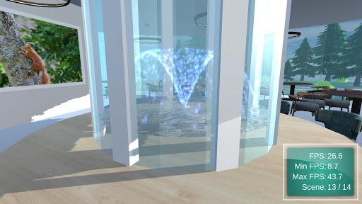 3D Benchmark - Luxury Cafe - Image screenshot of android app