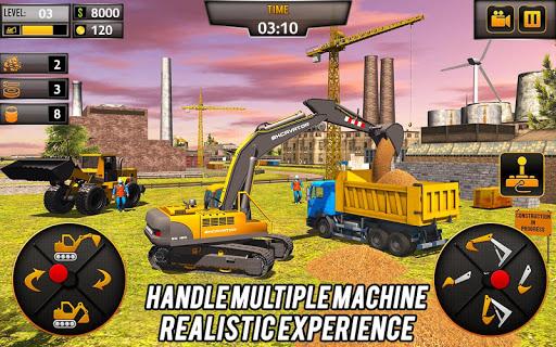Excavator Machine Crane Sim 3D - عکس بازی موبایلی اندروید