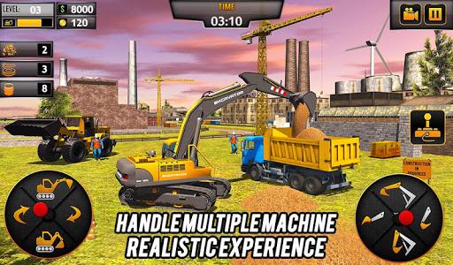 Excavator Machine Crane Sim ۳D - عکس بازی موبایلی اندروید